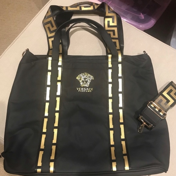 Versace Bags Versace Parfums Tote Bag Limited Edition Poshmark